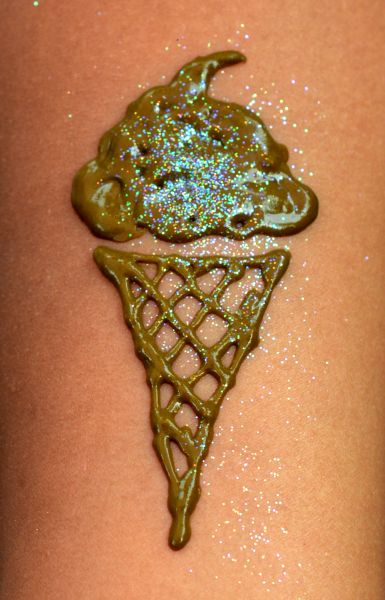 Henna Ice Cream Cone