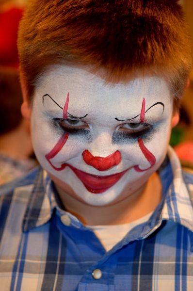 Pennywise Face Painting