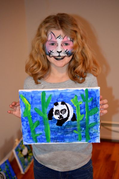Panda Birthday Paint Party