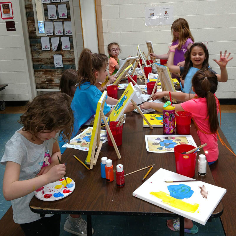 Girl Scouts Paint Party
