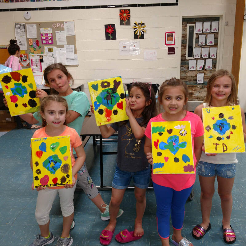 Girl Scouts Paint Party