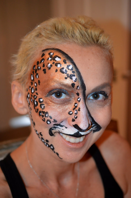 Cheetah Halloween Private Appointment Face Painting