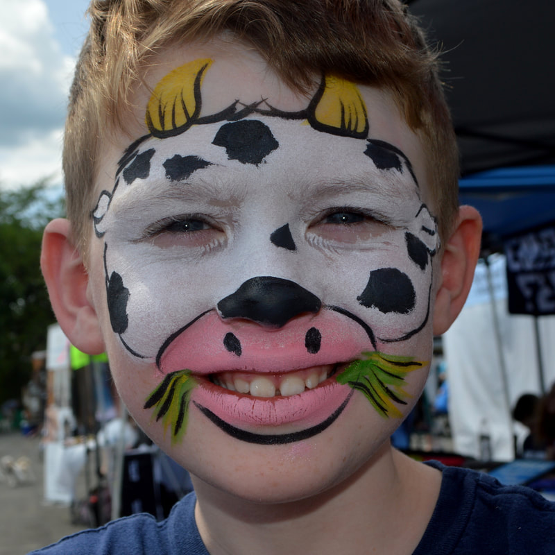 Cow Face Painting
