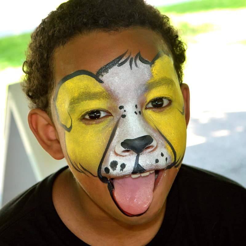 Dog Face Painting