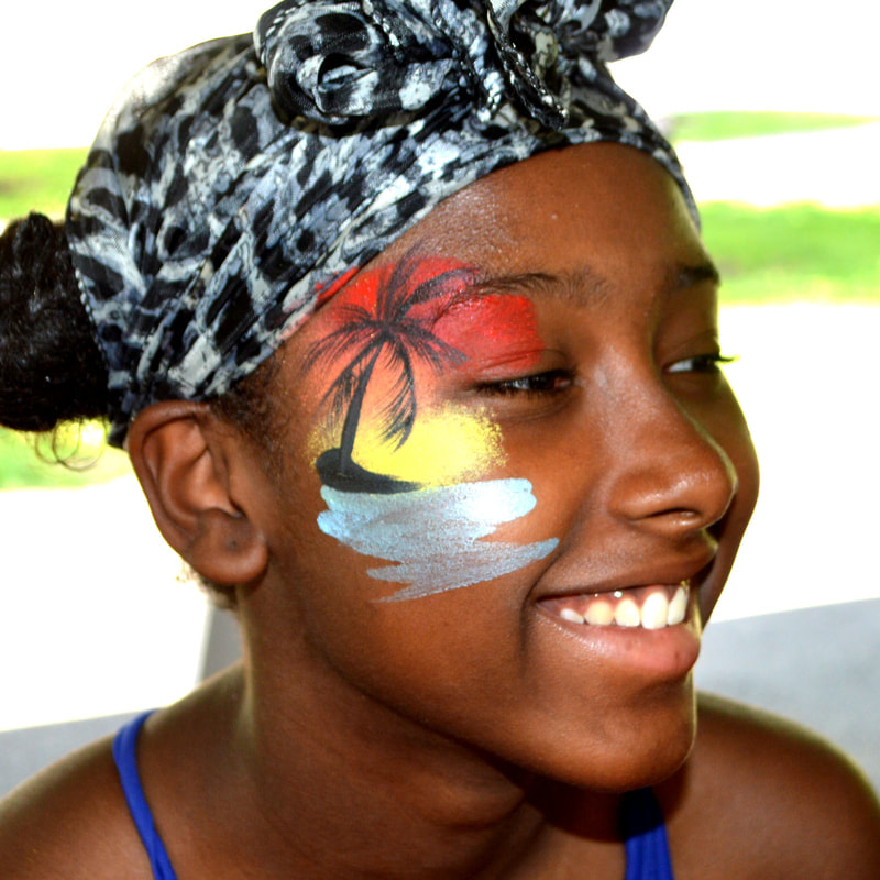 Sunset Face Painting