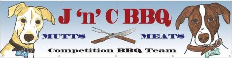 J 'n' C BBQ Competition Team Banner