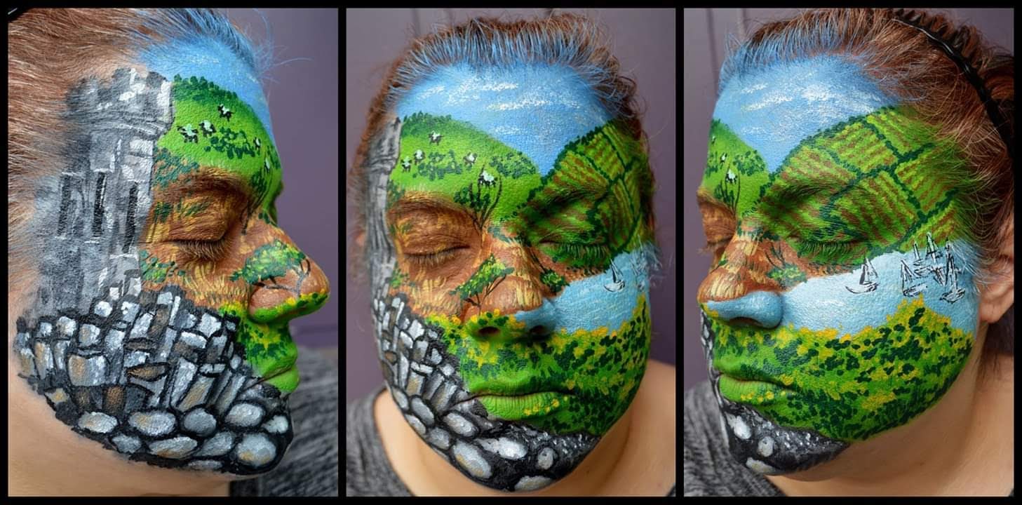 Award-Winning Ireland Themed Face Painting