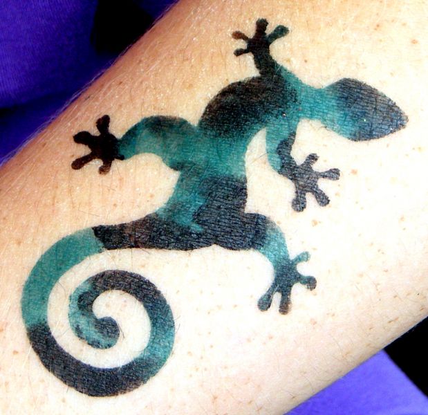 Lizard Temporary Ink Tattoo