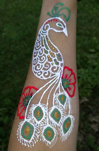 Henna Lace Peacock